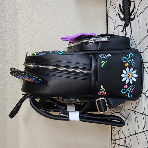 Loungefly Disney Mickey Mouse Sugar Skull Cosplay Mini Backpack - Picture 3 of 10